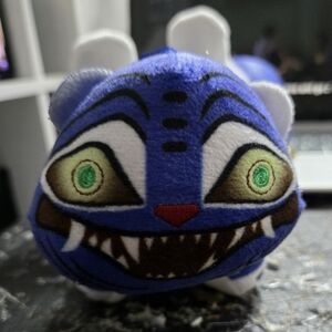 Feline Fun Blue and White Cat Toy